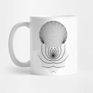 Geometric tattoo style art Mug